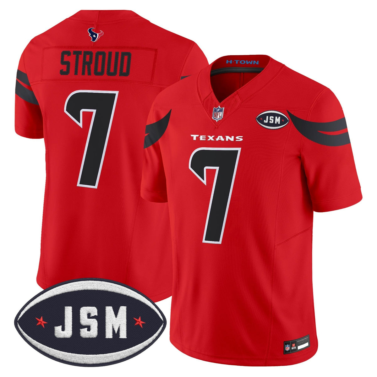 Houston Texan Janice McNair Memorial Patch Vapor Limited Jersey - All Stitched