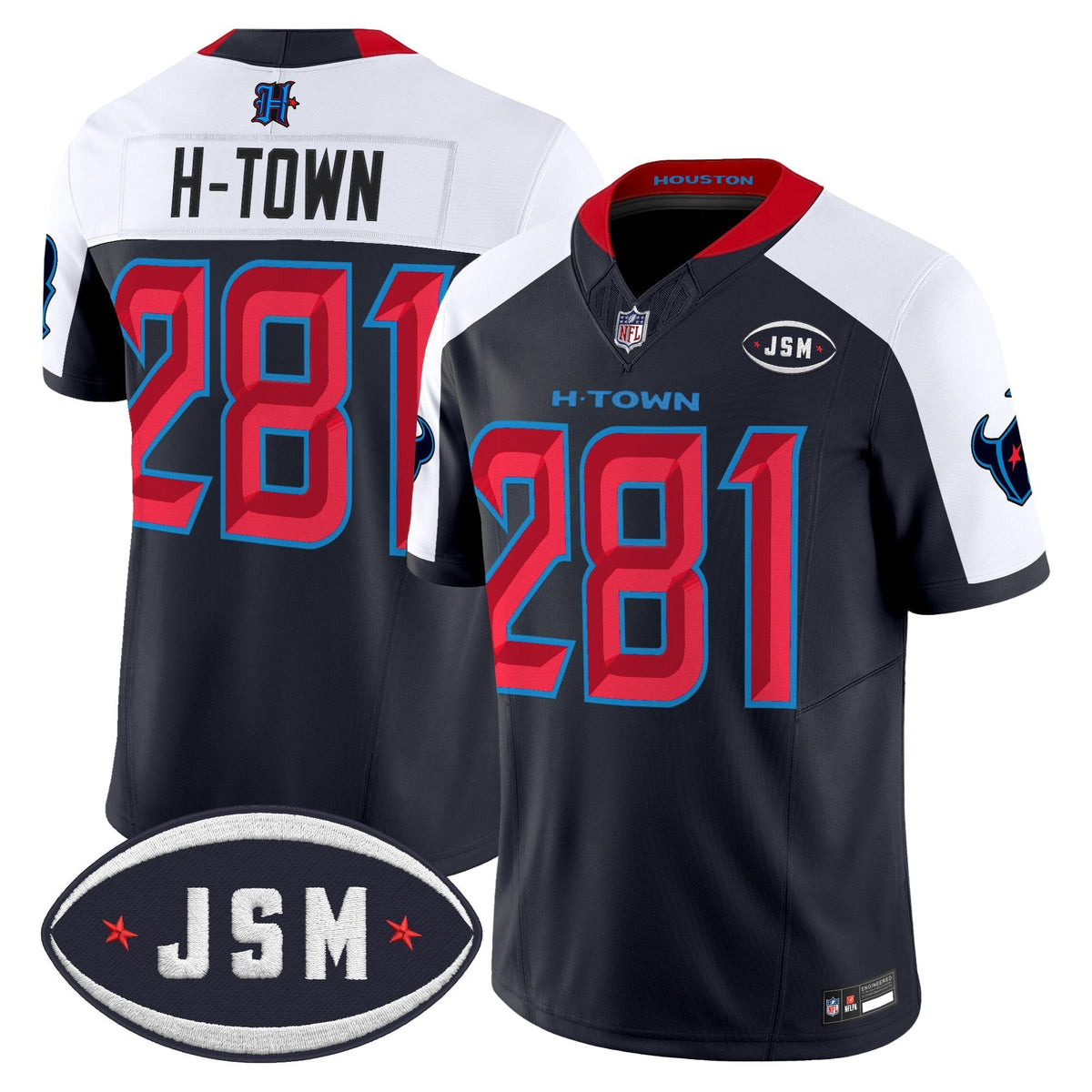 Houston Texan Janice McNair Memorial Patch Vapor Limited Jersey - All Stitched
