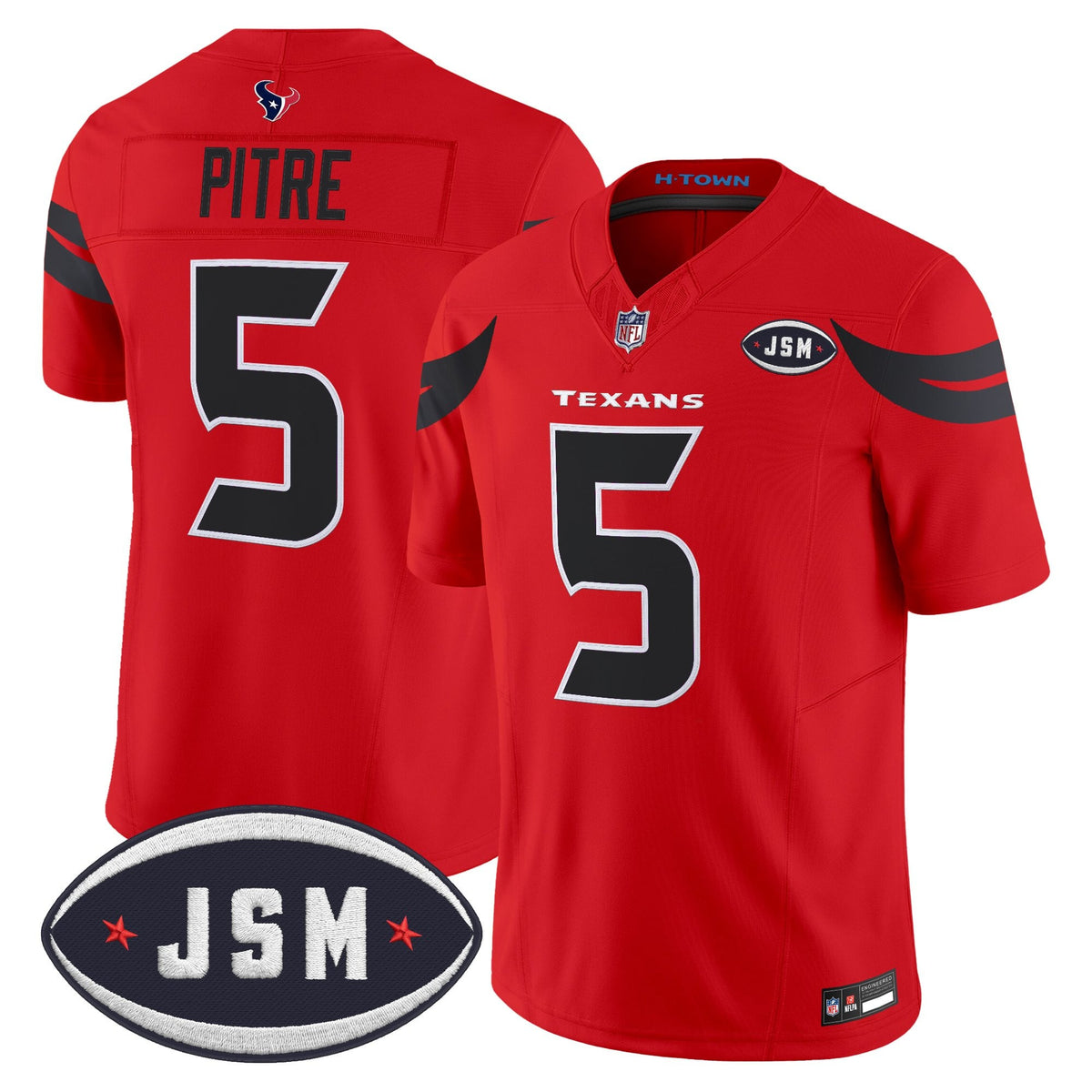 Houston Texan Janice McNair Memorial Patch Vapor Limited Jersey - All Stitched