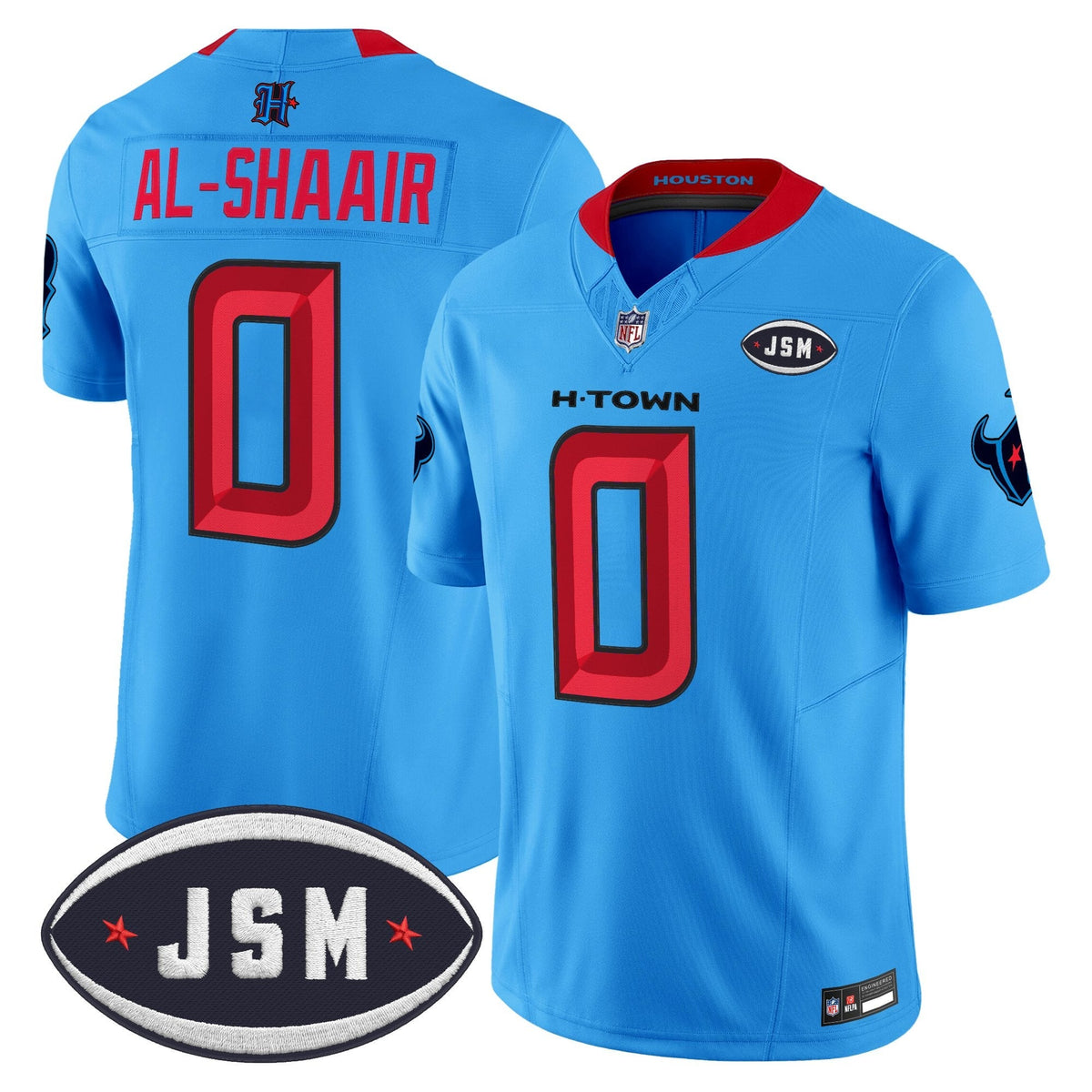 Houston Texan Janice McNair Memorial Patch Vapor Limited Jersey - All Stitched