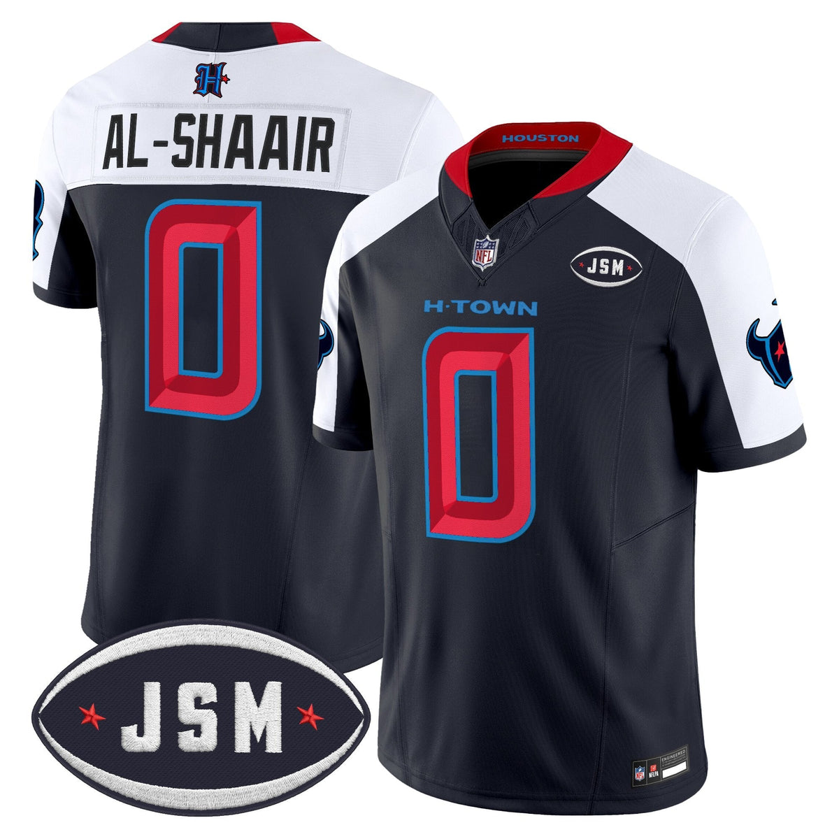 Houston Texan Janice McNair Memorial Patch Vapor Limited Jersey - All Stitched