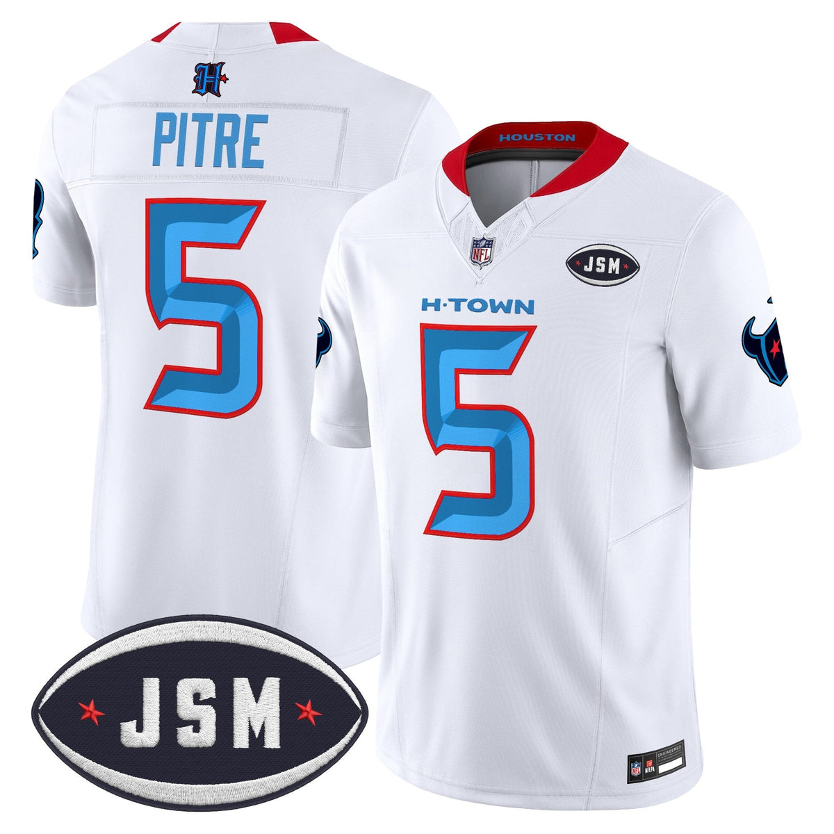 Houston Texan Janice McNair Memorial Patch Vapor Limited Jersey - All Stitched