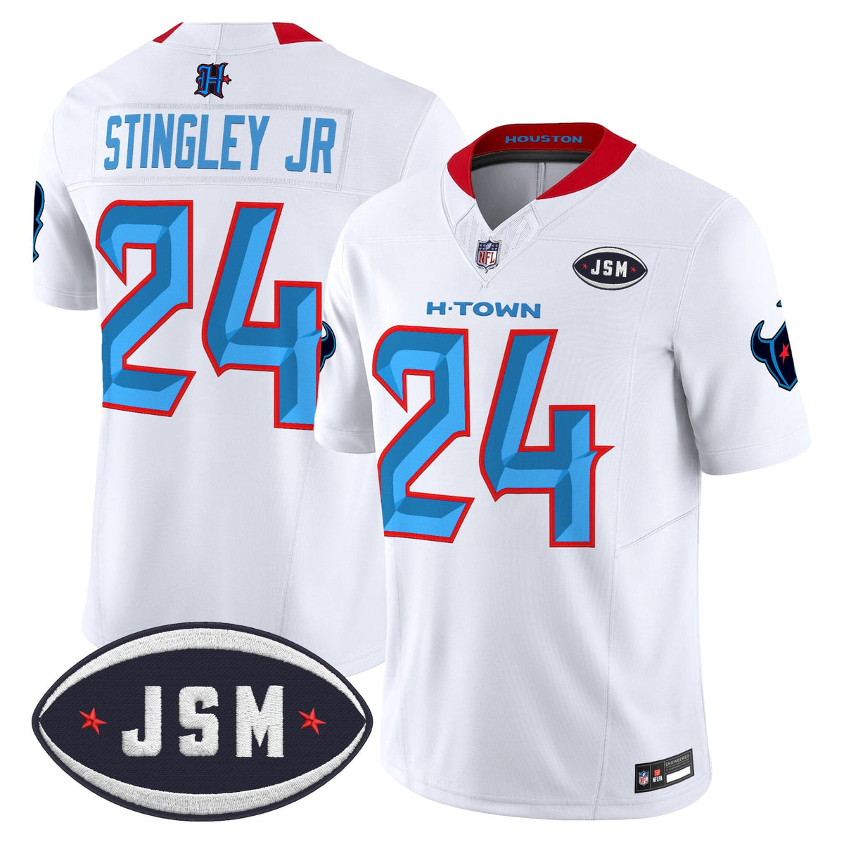 Houston Texan Janice McNair Memorial Patch Vapor Limited Jersey - All Stitched
