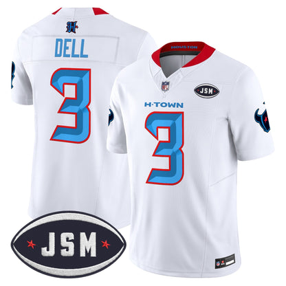 Houston Texan Janice McNair Memorial Patch Vapor Limited Jersey - All Stitched