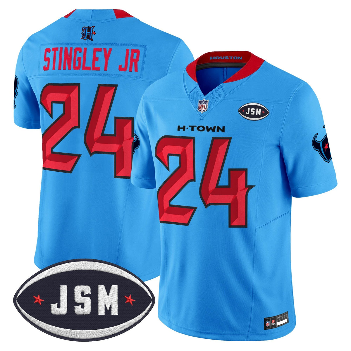 Houston Texan Janice McNair Memorial Patch Vapor Limited Jersey - All Stitched