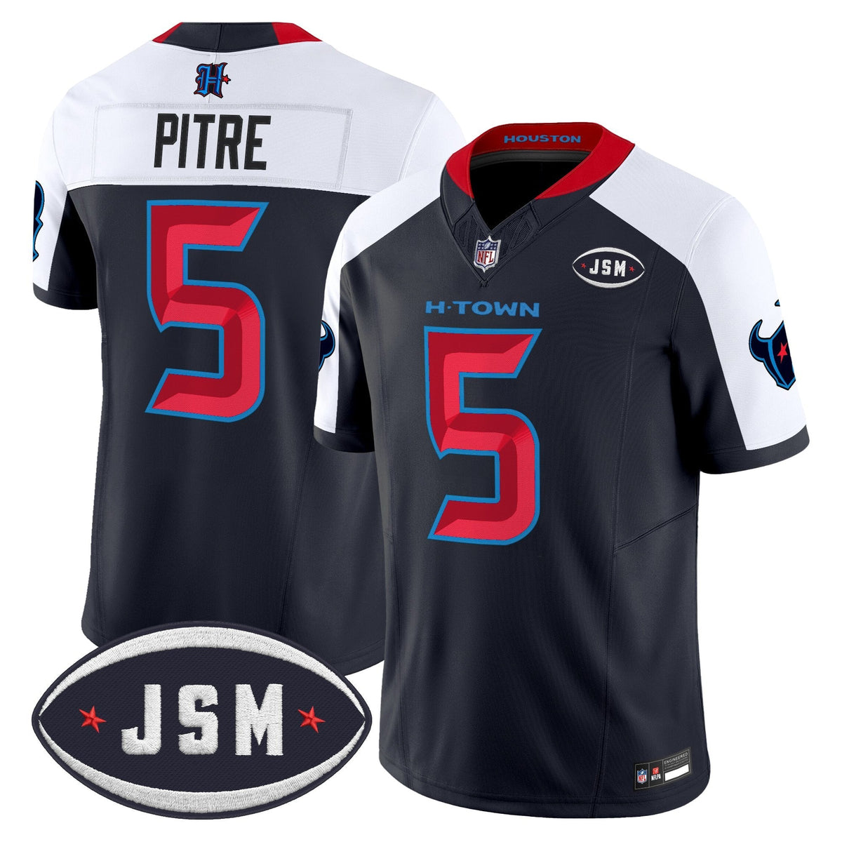 Houston Texan Janice McNair Memorial Patch Vapor Limited Jersey - All Stitched