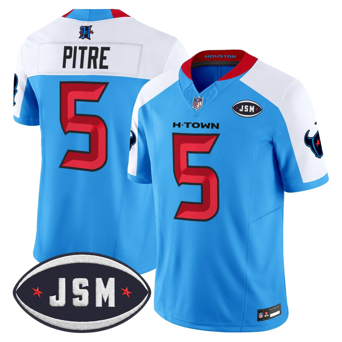Houston Texan Janice McNair Memorial Patch Vapor Limited Jersey - All Stitched