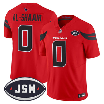 Houston Texan Janice McNair Memorial Patch Vapor Limited Jersey - All Stitched