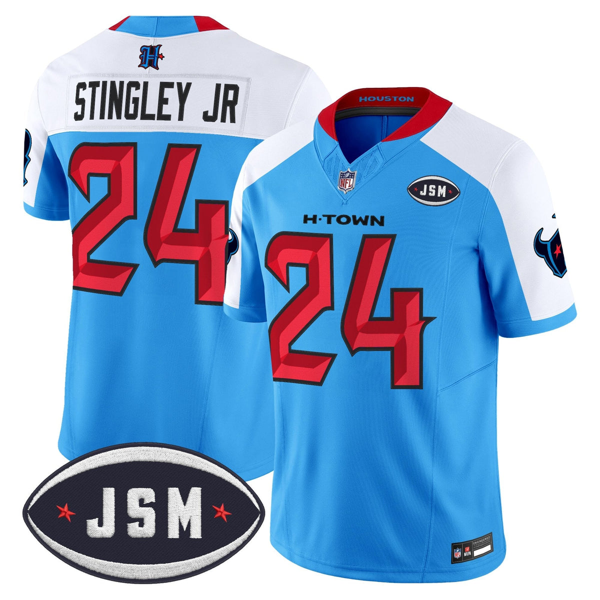Houston Texan Janice McNair Memorial Patch Vapor Limited Jersey - All Stitched