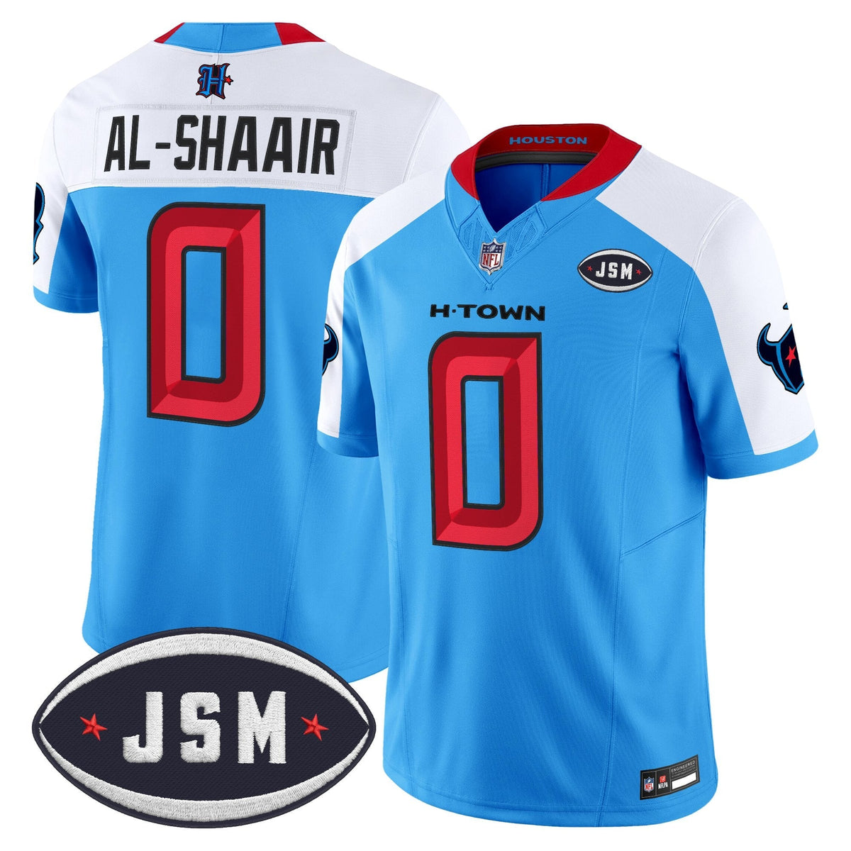 Houston Texan Janice McNair Memorial Patch Vapor Limited Jersey - All Stitched