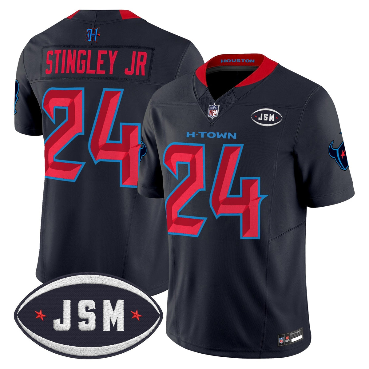 Houston Texan Janice McNair Memorial Patch Vapor Limited Jersey - All Stitched