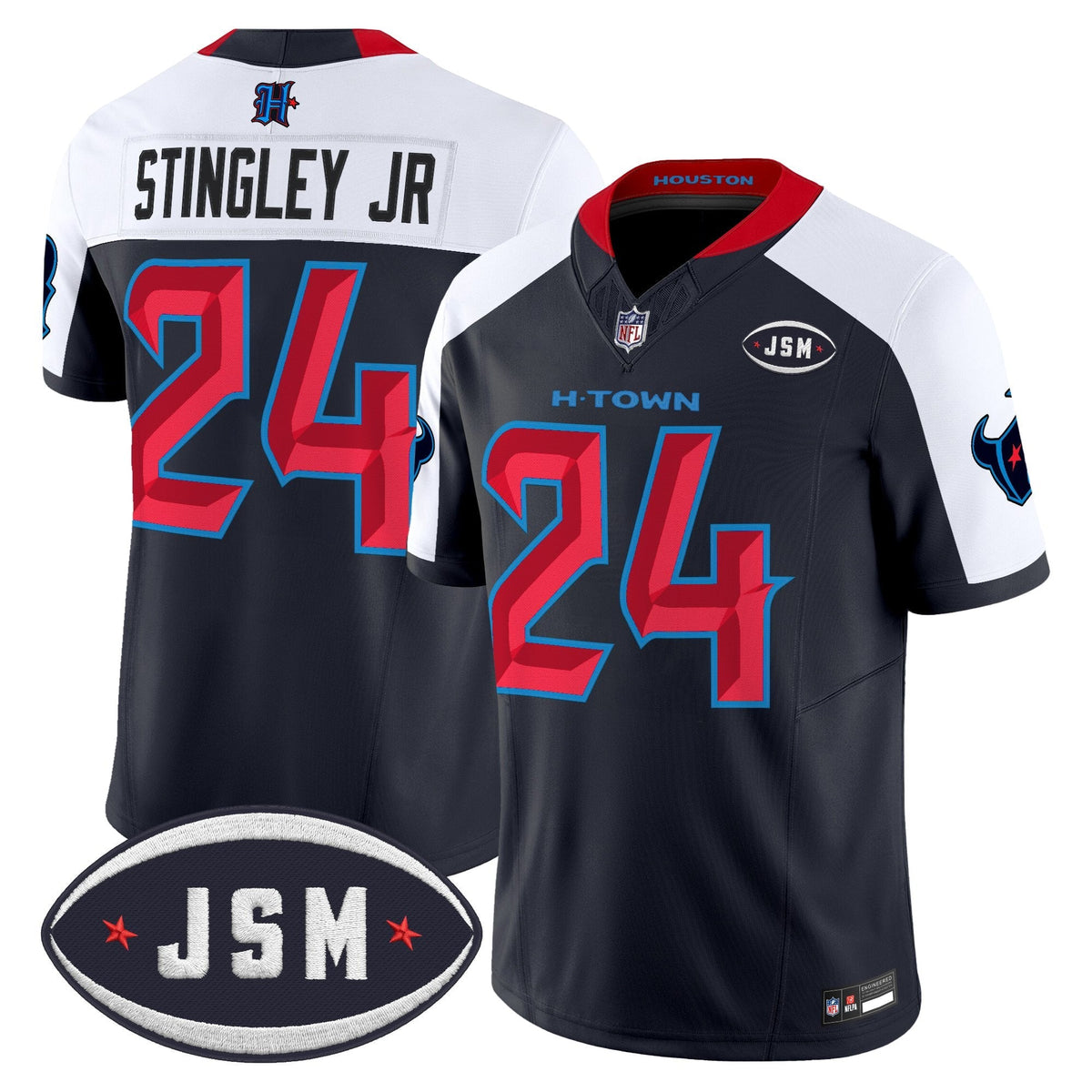 Houston Texan Janice McNair Memorial Patch Vapor Limited Jersey - All Stitched