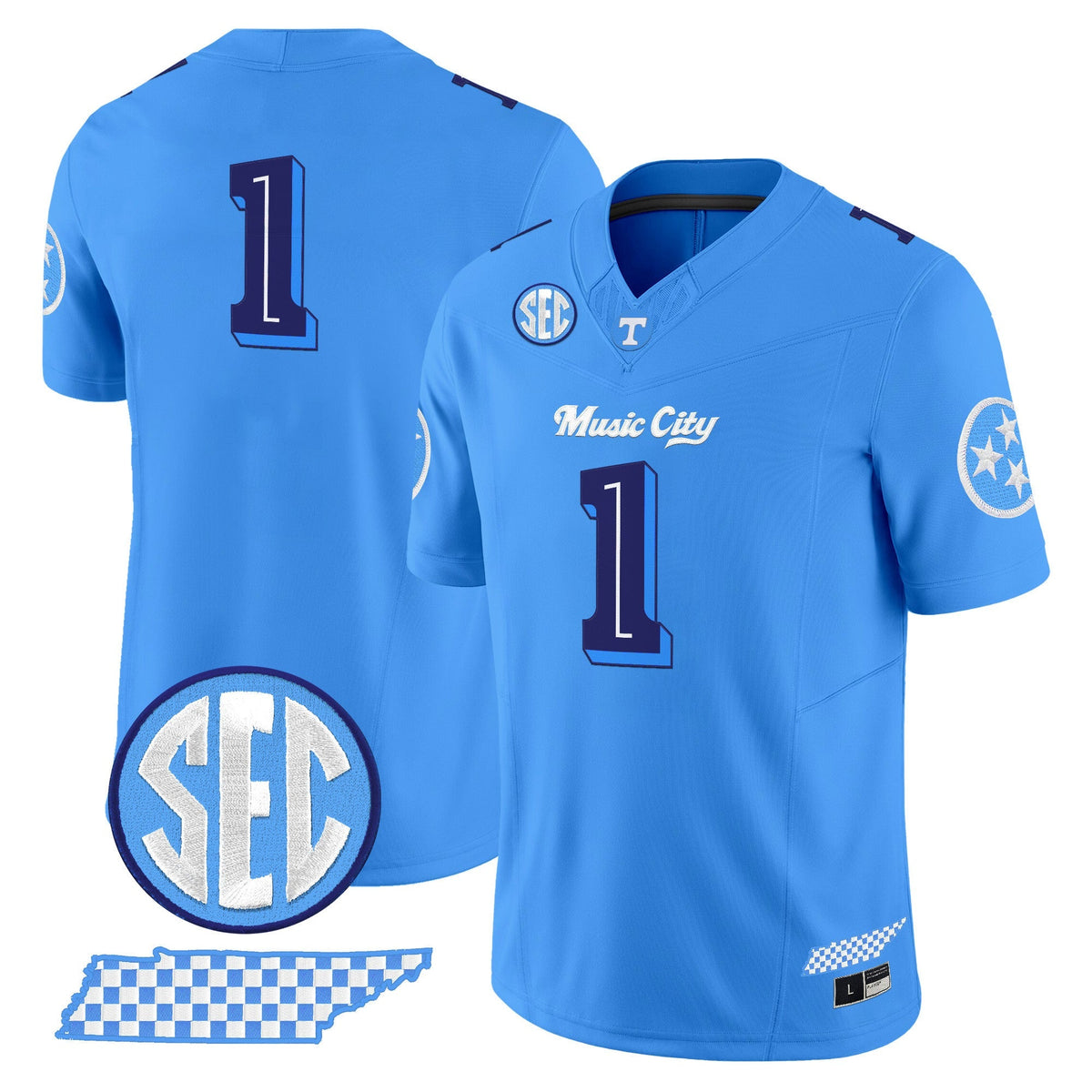 Men's Tennessee Volunteers 'Music City Edition' Vapor Limited Jersey - All Stitched