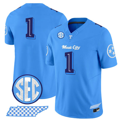 Men's Tennessee Volunteers 'Music City Edition' Vapor Limited Jersey - All Stitched