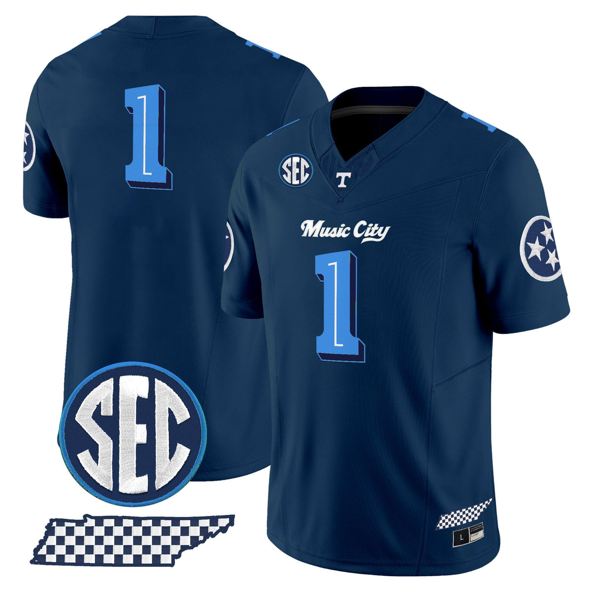 Men's Tennessee Volunteers 'Music City Edition' Vapor Limited Jersey - All Stitched