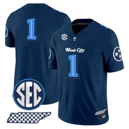 Men's Tennessee Volunteers 'Music City Edition' Vapor Limited Jersey - All Stitched