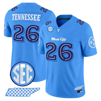 Men's Tennessee Volunteers 'Music City Edition' Vapor Limited Jersey - All Stitched
