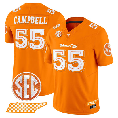 Men's Tennessee Volunteers 'Music City Edition' Vapor Limited Jersey - All Stitched