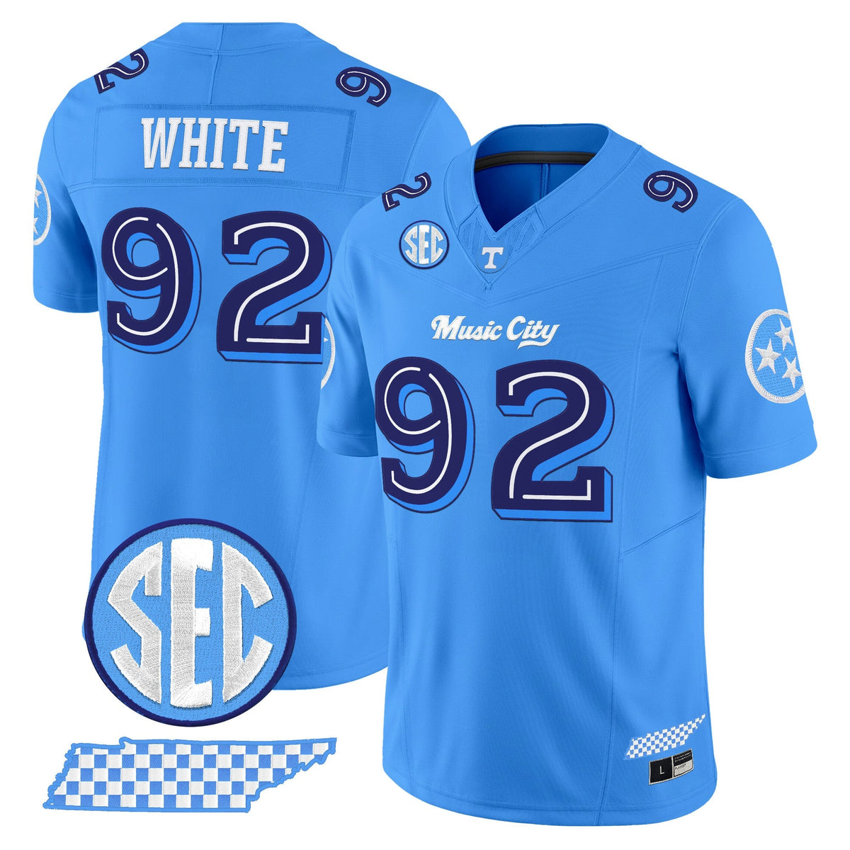 Men's Tennessee Volunteers 'Music City Edition' Vapor Limited Jersey - All Stitched