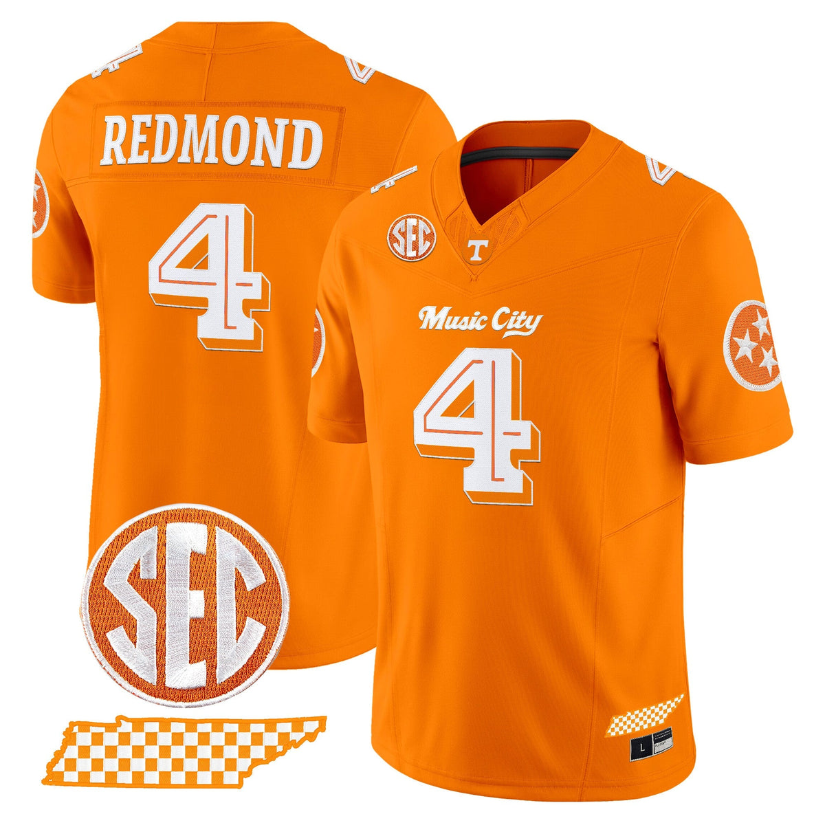 Men's Tennessee Volunteers 'Music City Edition' Vapor Limited Jersey - All Stitched