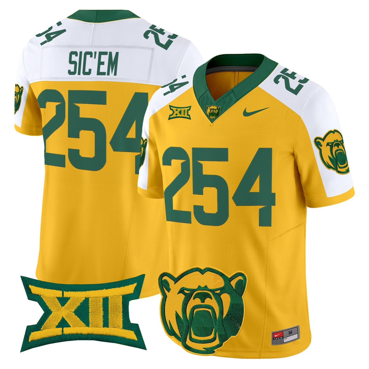 Men's Baylor Bears 2026 Vapor Limited Jersey - Stitched