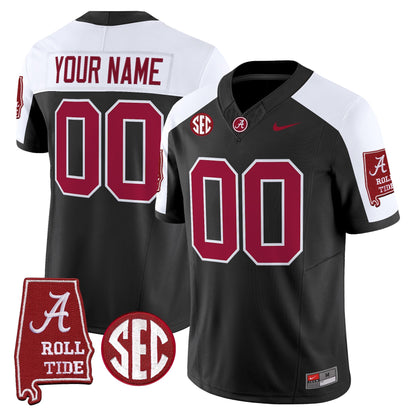 Alabama Crimson Tide 2026 Vapor Limited Custom Jersey - Alabama Map - All Stitched