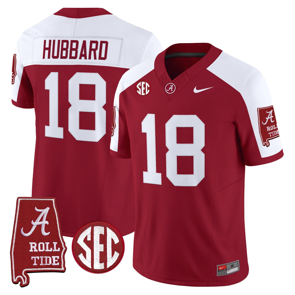 Alabama Crimson Tide 2026 Vapor Limited Jersey - Alabama Map - All Stitched