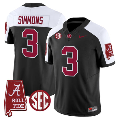 Alabama Crimson Tide 2026 Vapor Limited Jersey - Alabama Map - All Stitched