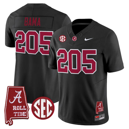 Alabama Crimson Tide 2026 Vapor Limited Jersey - Alabama Map - All Stitched
