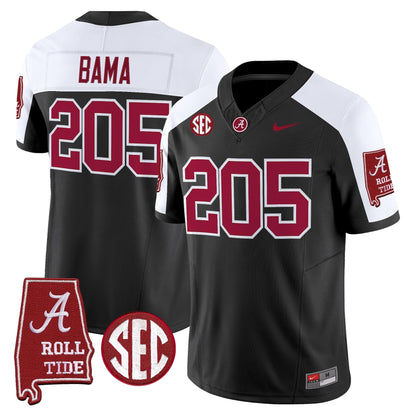 Alabama Crimson Tide 2026 Vapor Limited Jersey - Alabama Map - All Stitched