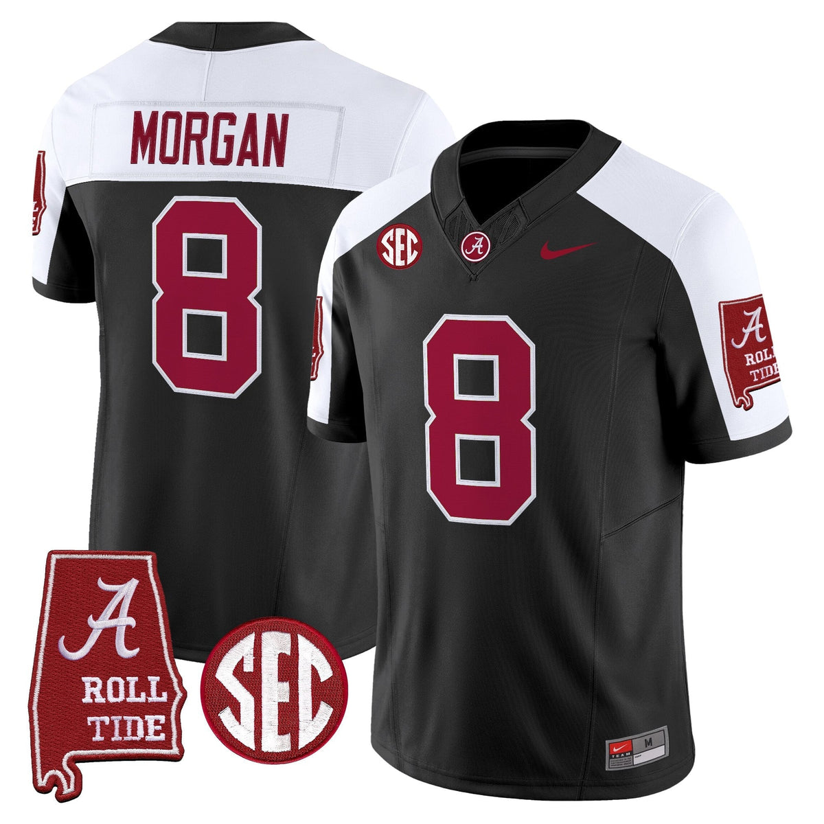 Alabama Crimson Tide 2026 Vapor Limited Jersey - Alabama Map - All Stitched