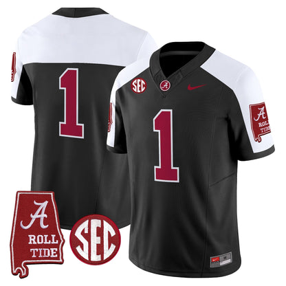 Alabama Crimson Tide 2026 Vapor Limited Jersey - Alabama Map - All Stitched