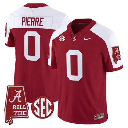 Alabama Crimson Tide 2026 Vapor Limited Jersey - Alabama Map - All Stitched