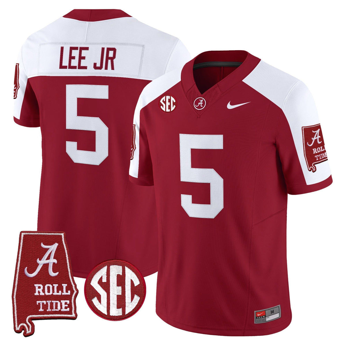 Alabama Crimson Tide 2026 Vapor Limited Jersey - Alabama Map - All Stitched