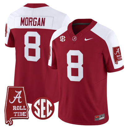 Alabama Crimson Tide 2026 Vapor Limited Jersey - Alabama Map - All Stitched