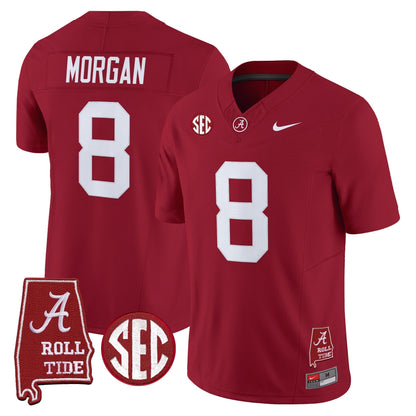 Alabama Crimson Tide 2026 Vapor Limited Jersey - Alabama Map - All Stitched
