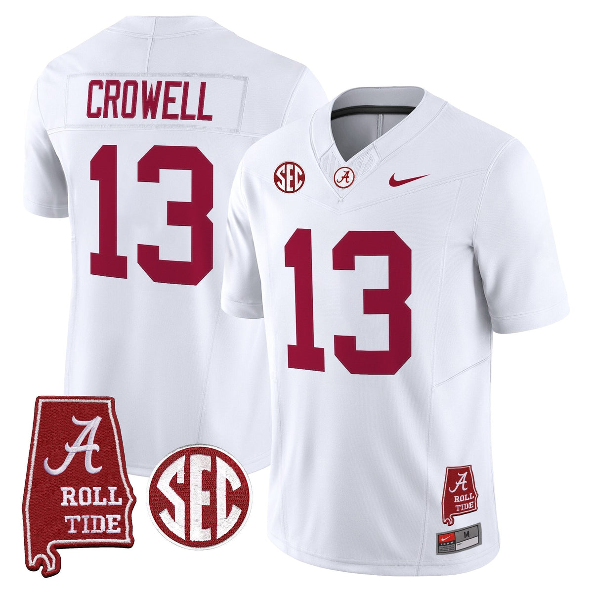 Alabama Crimson Tide 2026 Vapor Limited Jersey - Alabama Map - All Stitched