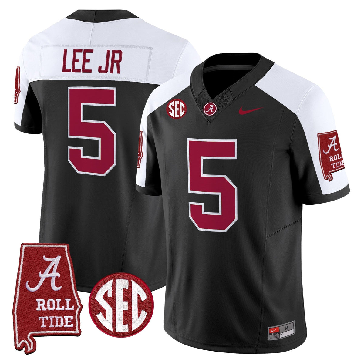 Alabama Crimson Tide 2026 Vapor Limited Jersey - Alabama Map - All Stitched