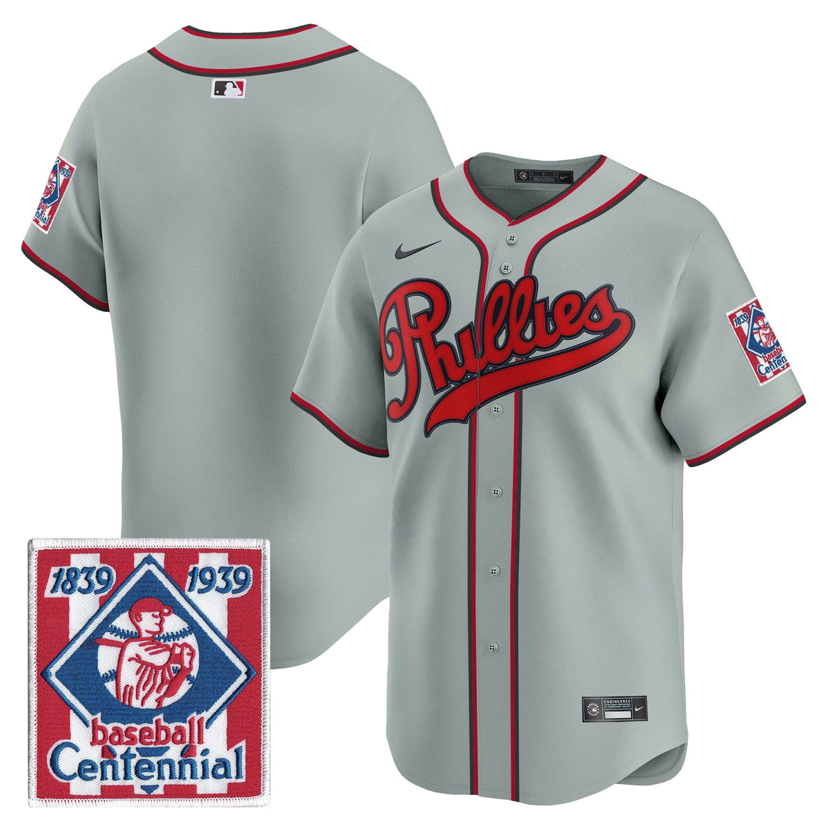 Philadelphia Phillies 2026 Field of Dreams Vapor Premier Limited Jersey - No Name on Back - Stitched