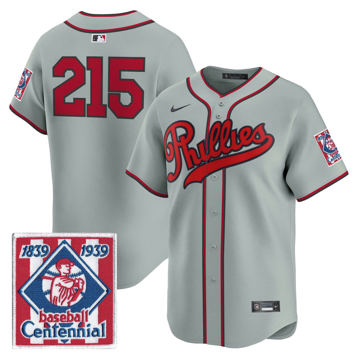 Philadelphia Phillies 2026 Field of Dreams Vapor Premier Limited Jersey - No Name on Back - Stitched