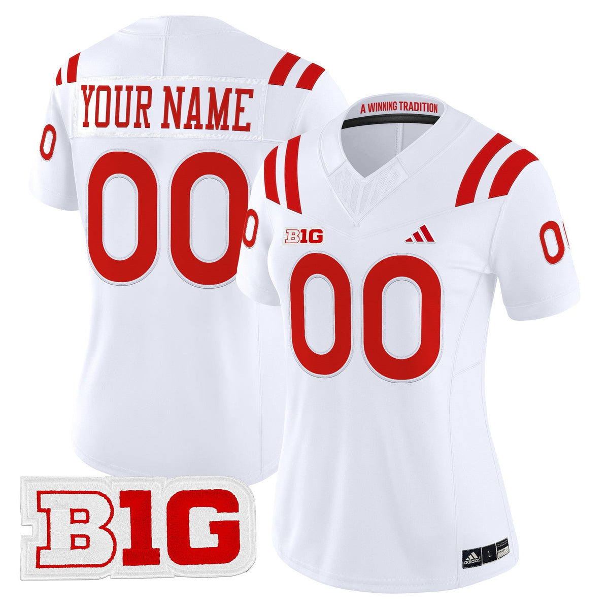 Nebraska Cornhuskers 2026 Vapor Limited Custom Jersey - Stitched