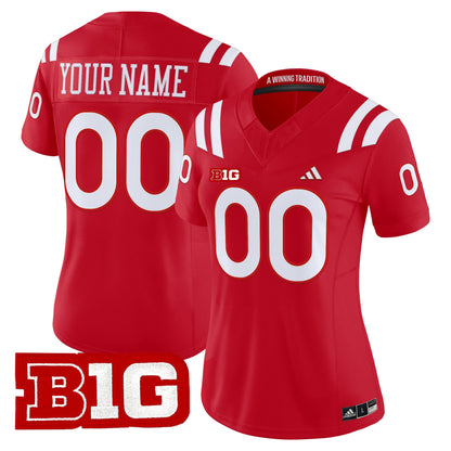 Nebraska Cornhuskers 2026 Vapor Limited Custom Jersey - Stitched