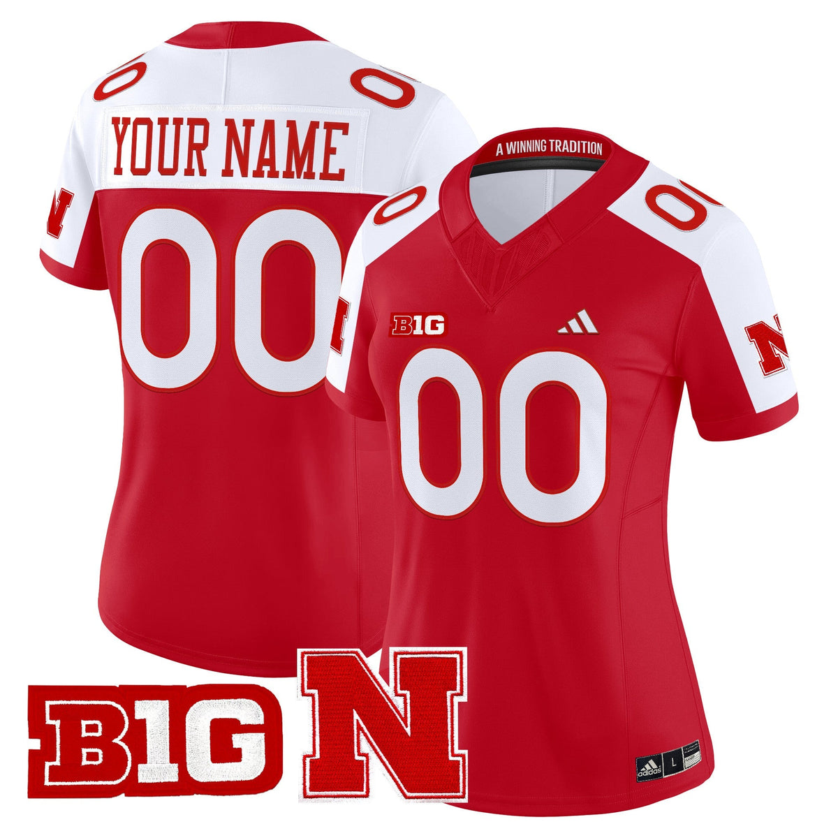 Nebraska Cornhuskers 2026 Vapor Limited Custom Jersey - Stitched