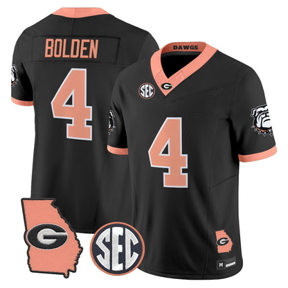 Men's Georgia Bulldogs The Big Peach Vapor Limited Jersey - Stitched