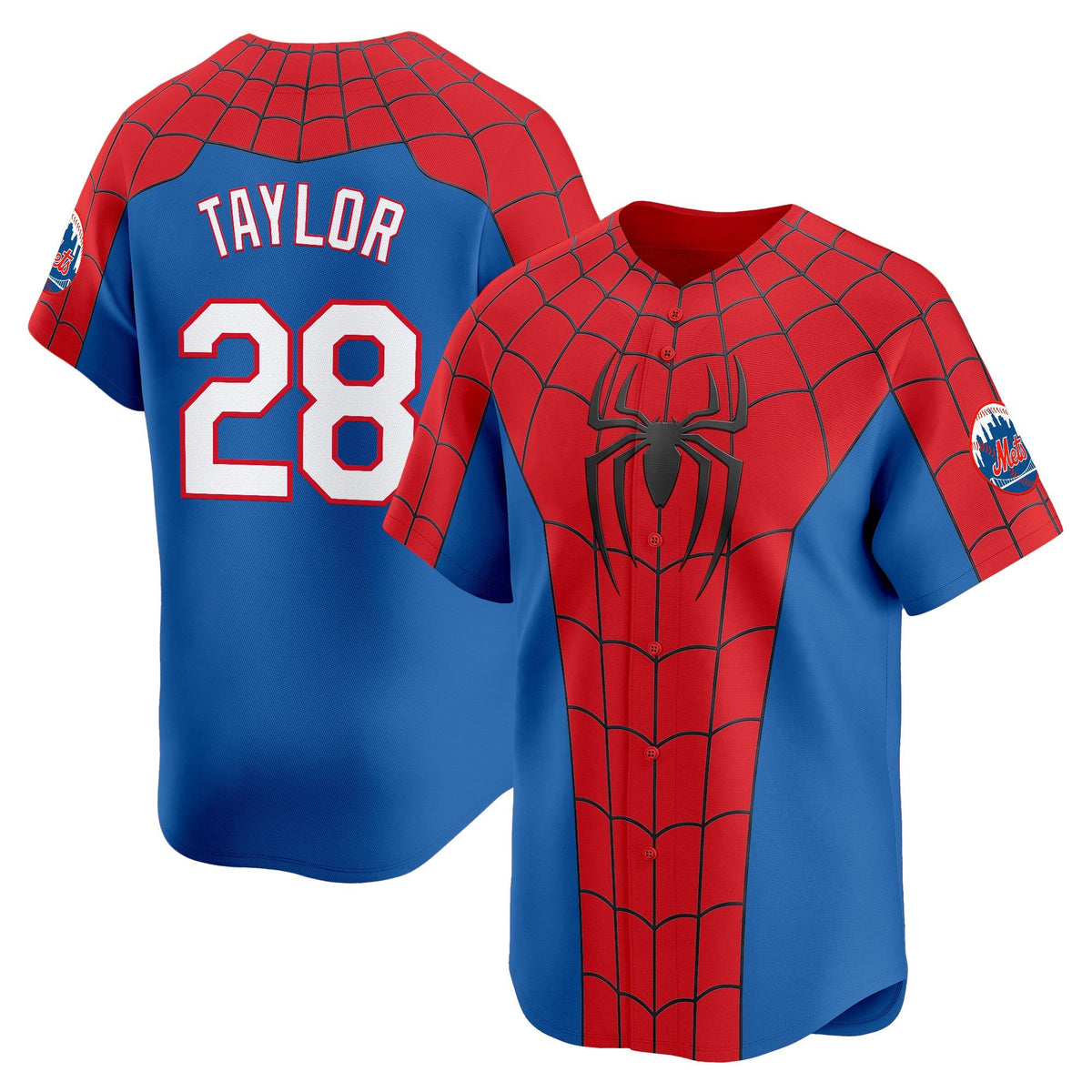 Men's New York Mets x Spider Man Brand New Day Vapor Premier Limited Jersey - Stitched