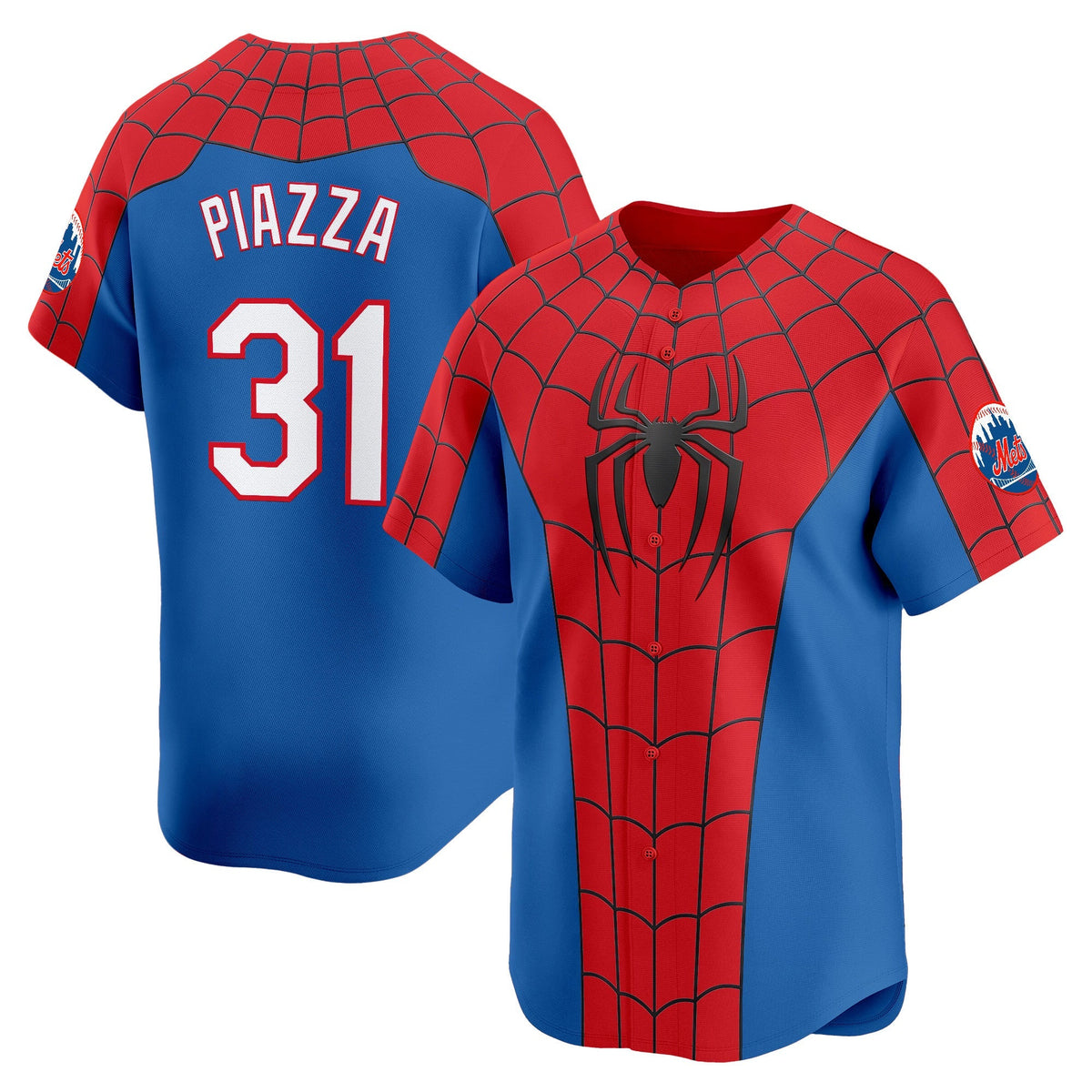 Men's New York Mets x Spider Man Brand New Day Vapor Premier Limited Jersey - Stitched