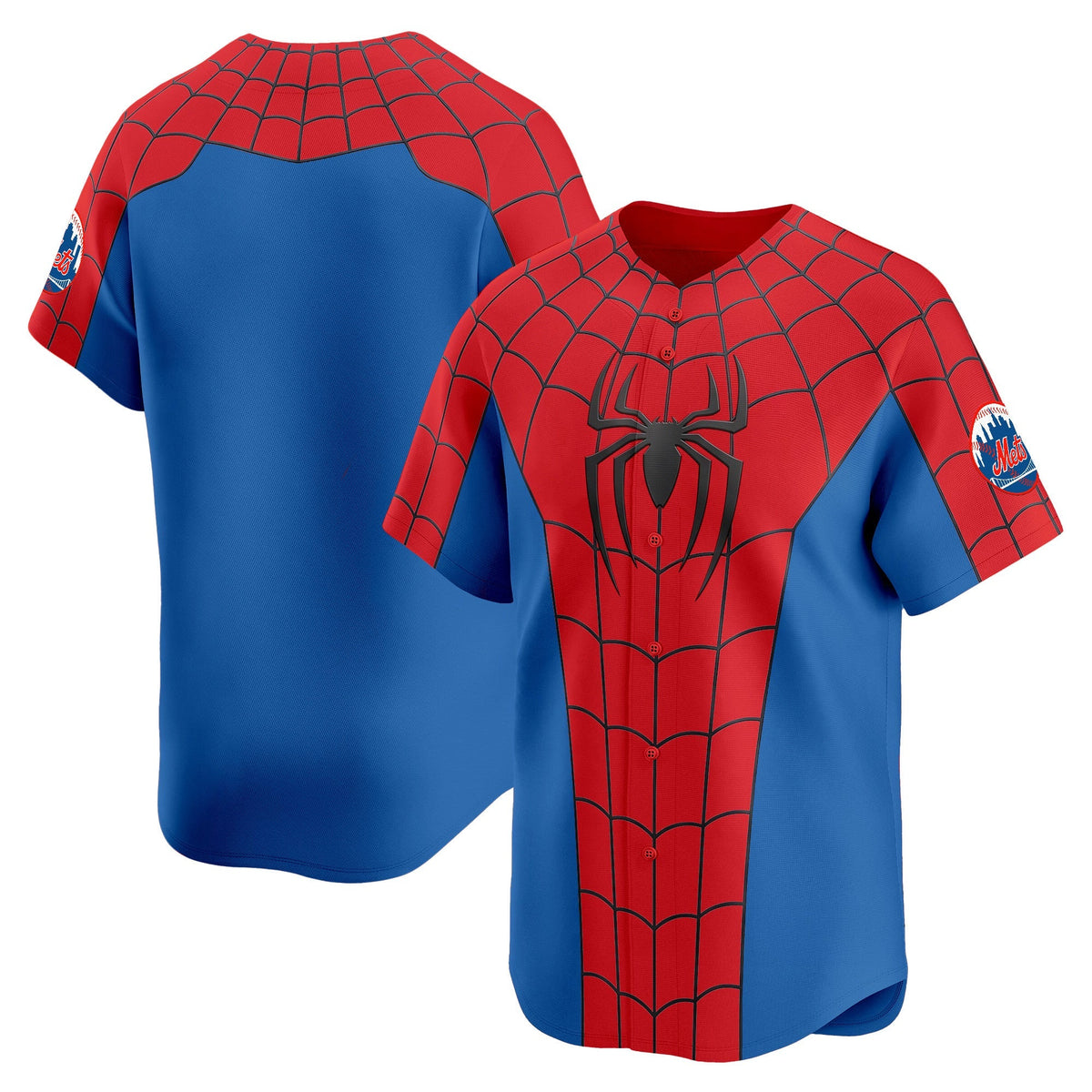 Men's New York Mets x Spider Man Brand New Day Vapor Premier Limited Jersey - Stitched