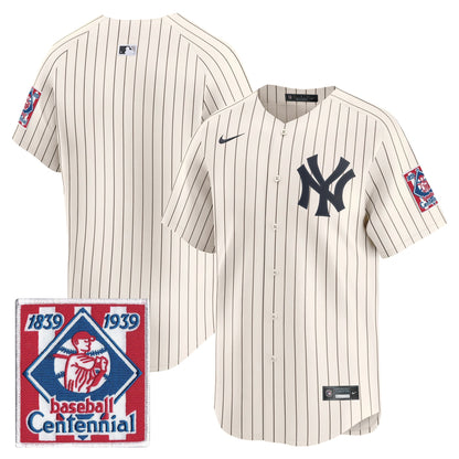 New York Yankees 2026 Field of Dreams Vapor Premier Limited Jersey - No Name on Back - All Stitched