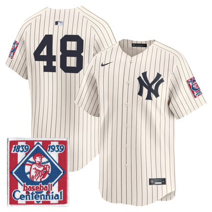 New York Yankees 2026 Field of Dreams Vapor Premier Limited Jersey - No Name on Back - All Stitched