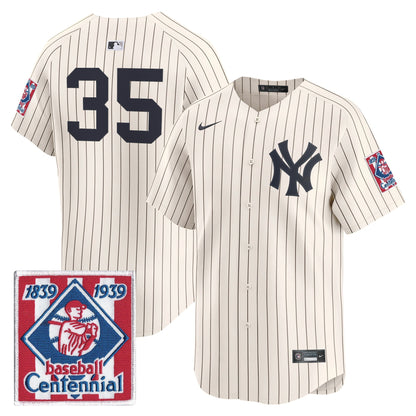 New York Yankees 2026 Field of Dreams Vapor Premier Limited Jersey - No Name on Back - All Stitched